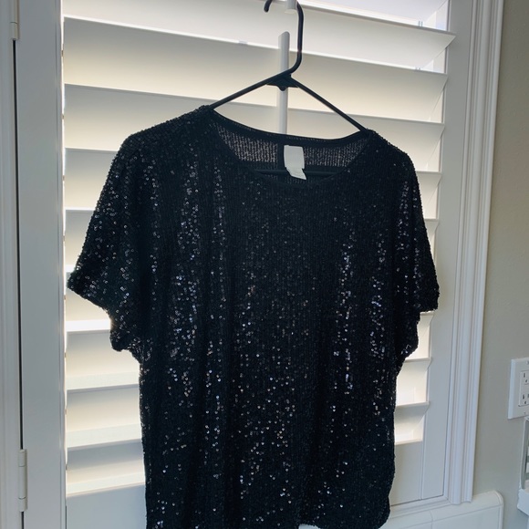 H&M Sequins Top Size Small - Picture 7 of 8